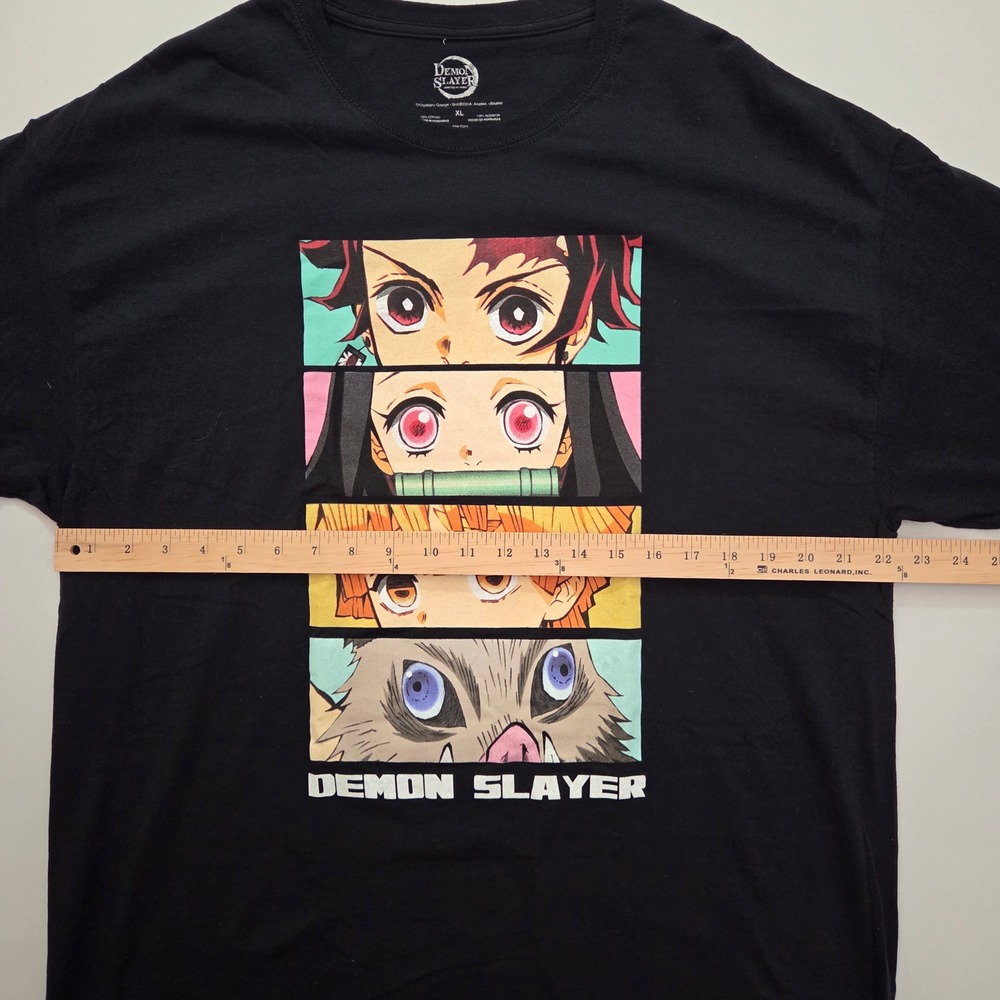 Demon Slayer‎ Anime T-Shirt Manga Graphic Tee Tanjiro Nezuko Inosuke XL - Picture 5 of 7